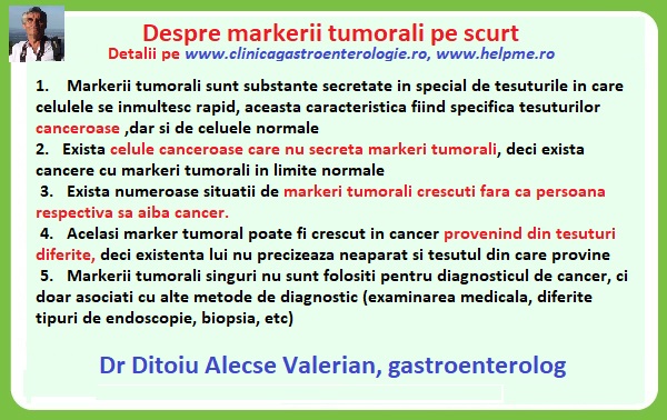 Markerii tumorali si bolile | Clinica si gastroenterologie dr Ditoiu